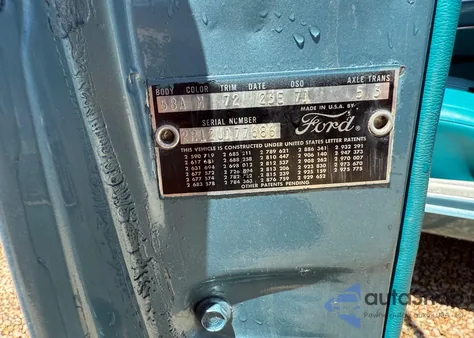 1962 Ford Falcon from USA, damaged, VIN 2R12U177686